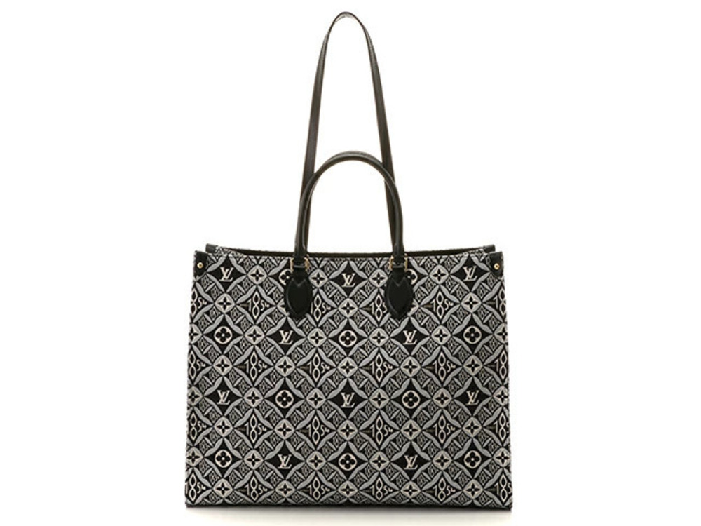 LOUIS VUITTON Tote Bag On The Go Since 1984 Gray